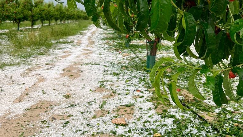 Granizo en Murcia