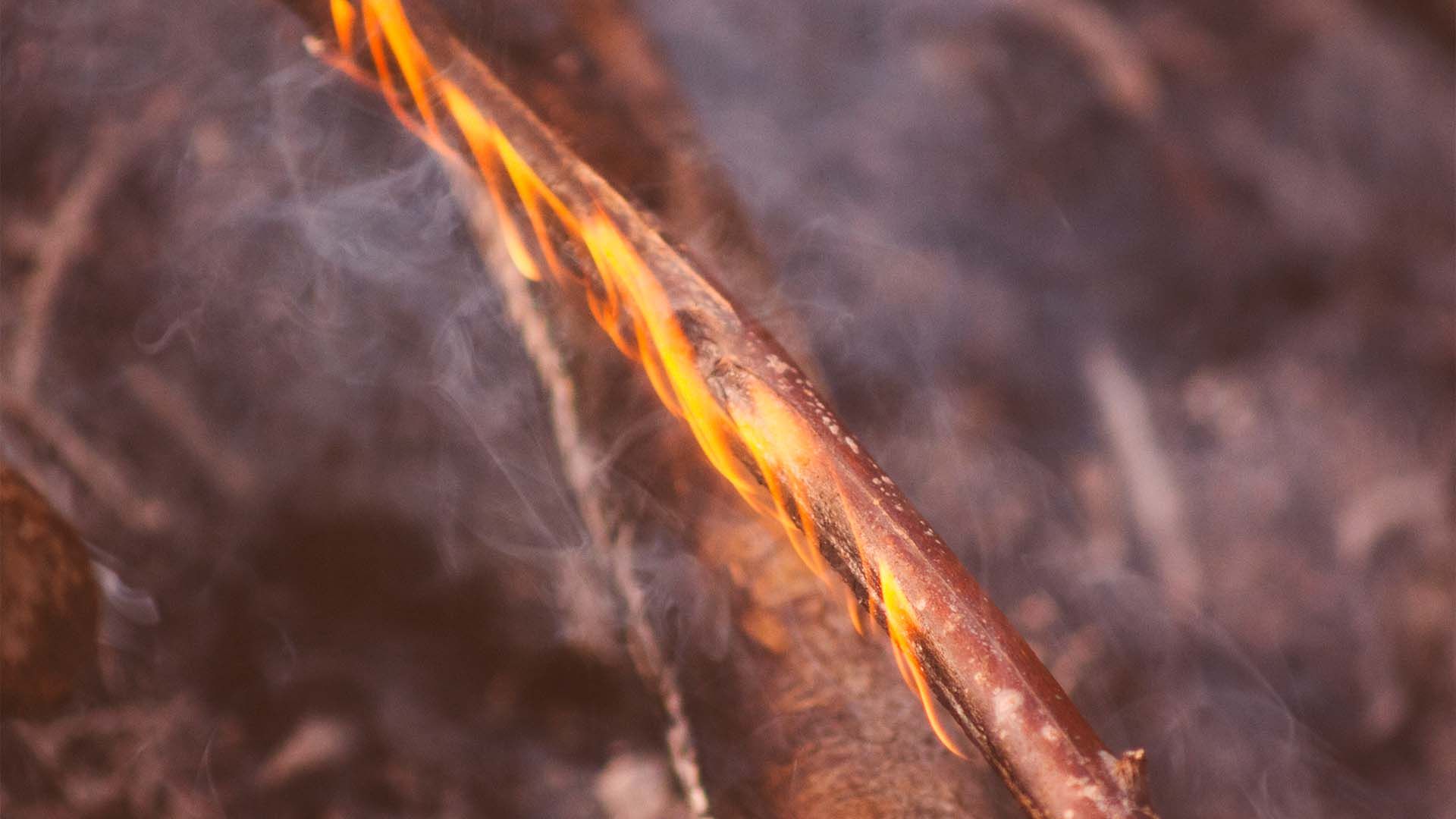 Imagen de archivo de un incendio en Galicia.