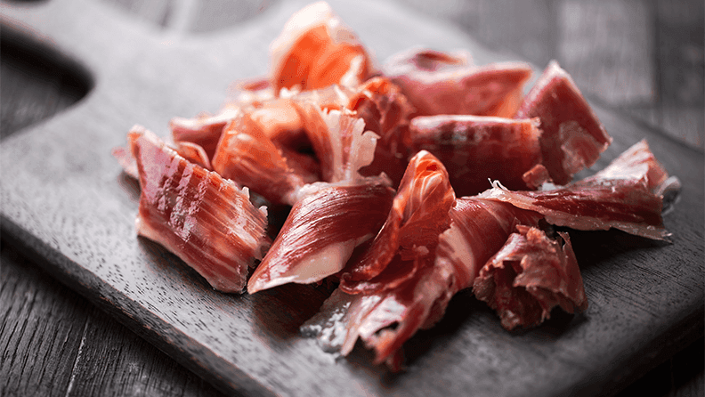 Jamón serrano.