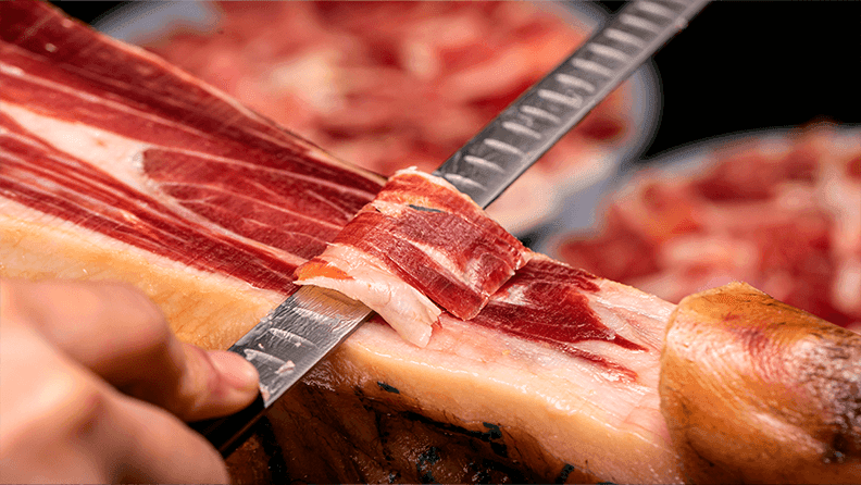 Jamón serrano.