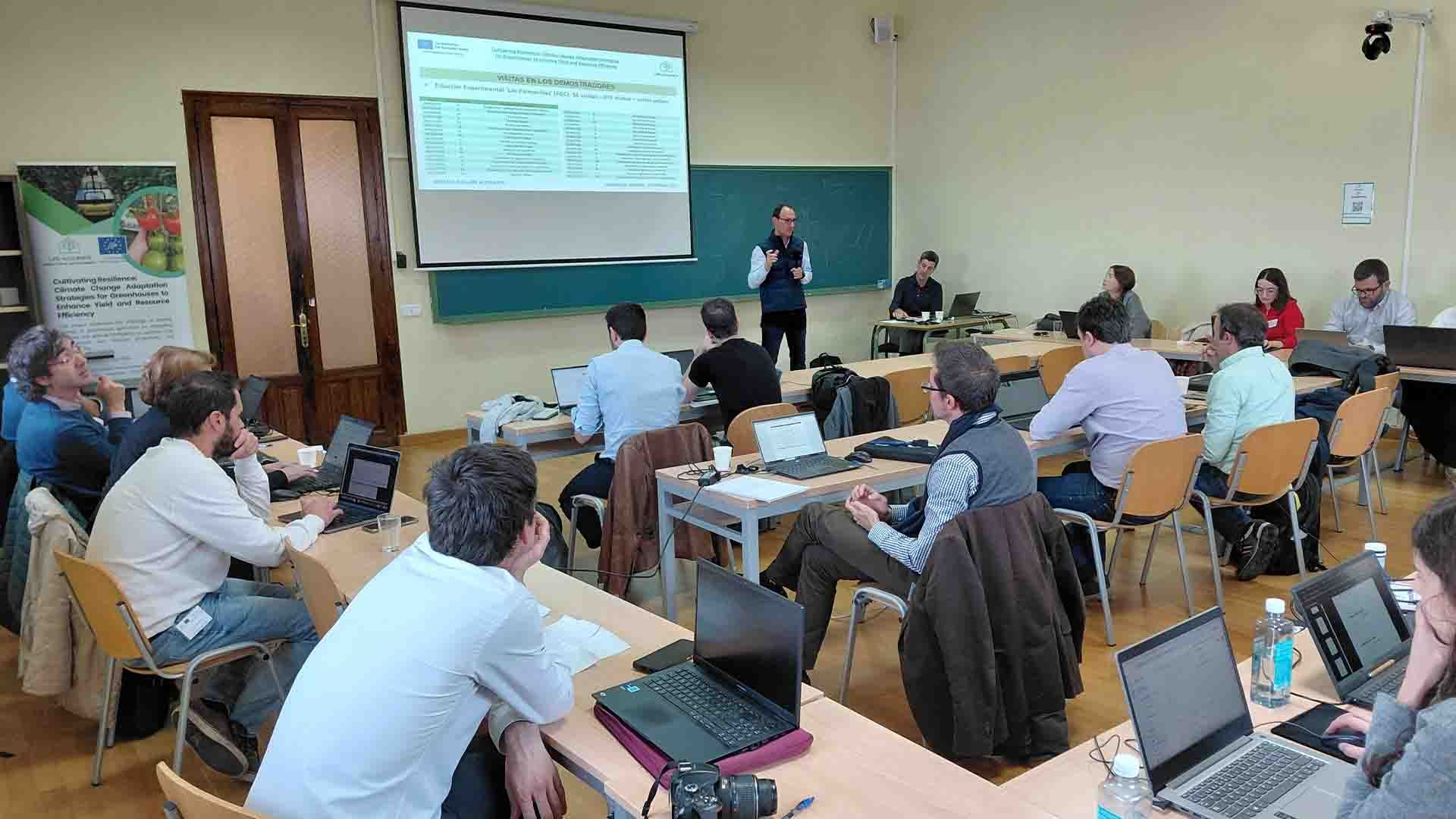 Ramón Gil, director de las 'Palmerillas', en la III Asamblea General del Proyecto LIFE-ACCLIMATE.