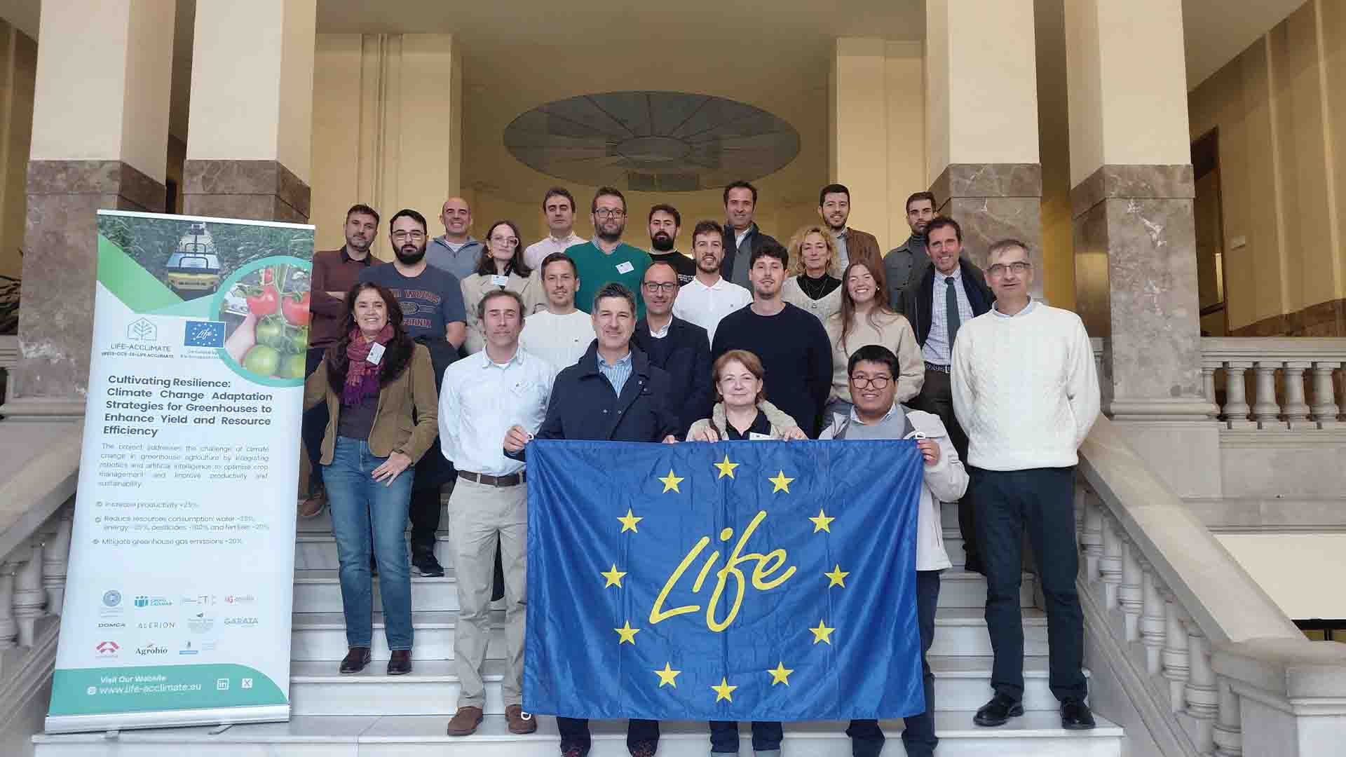 Foto de familia de la III Asamblea General del Proyecto LIFE-ACCLIMATE. 