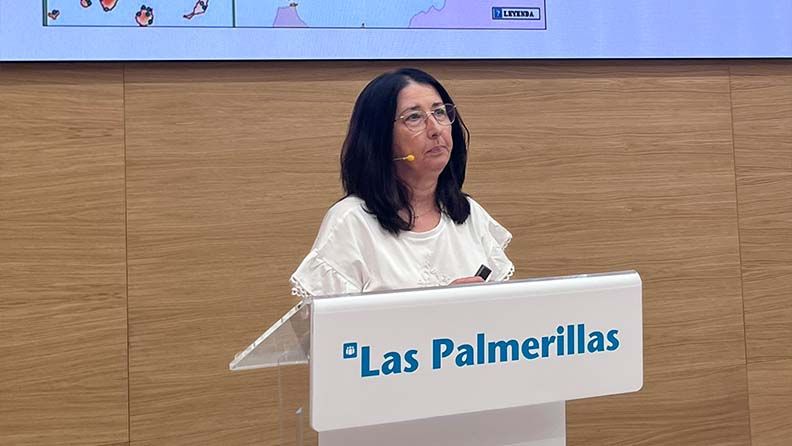María Dolores Fernández, investigadora de la Estación Experimental Cajamar 'Las Palmerillas', durante la jornada.