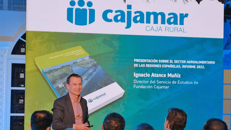 El director del Servicio de Estudios Agroalimentarios de Cajamar, Ignacio Atance