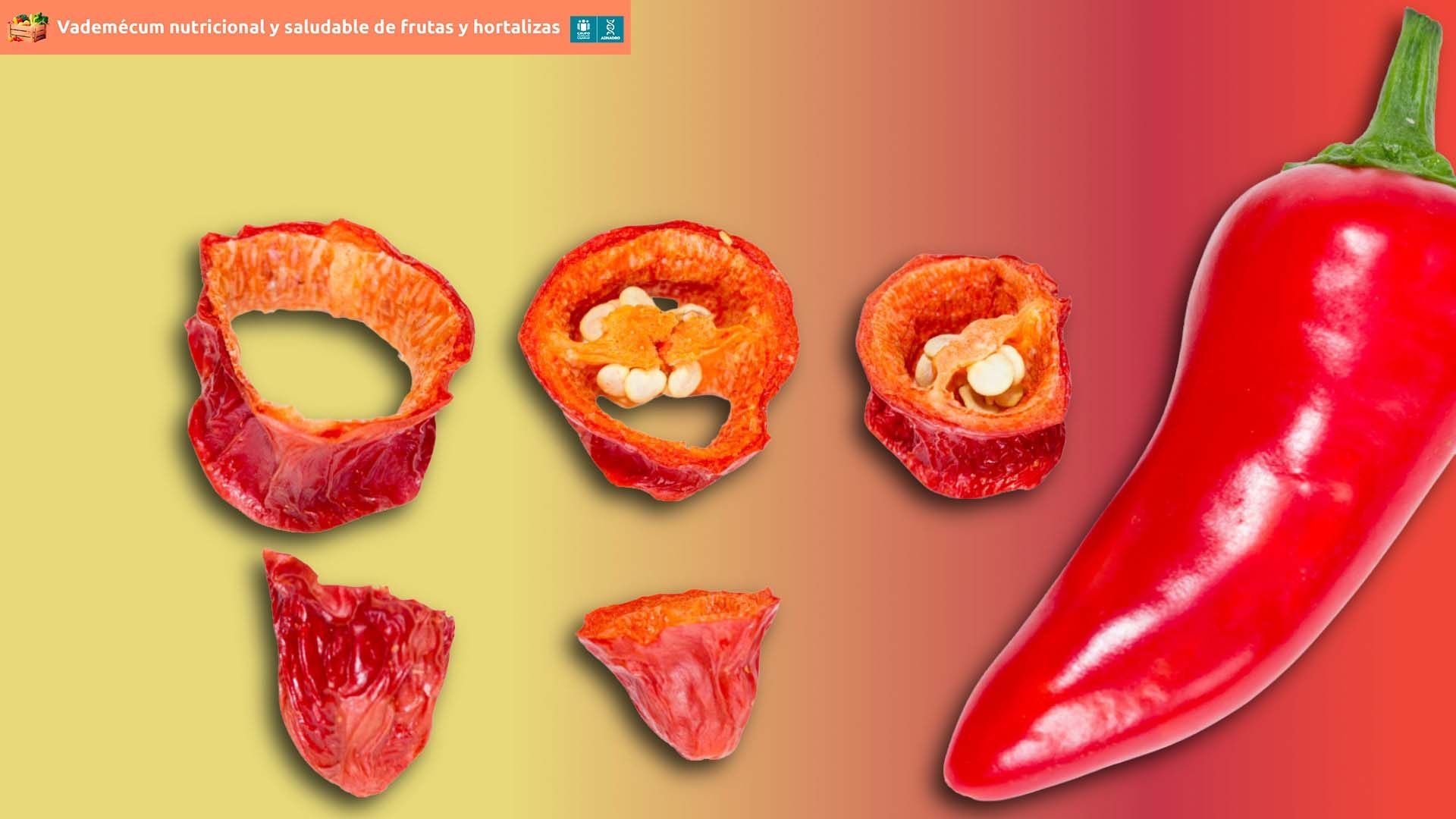 Vademecum nutricional y saludable de frutas y hortalizas: pimiento.