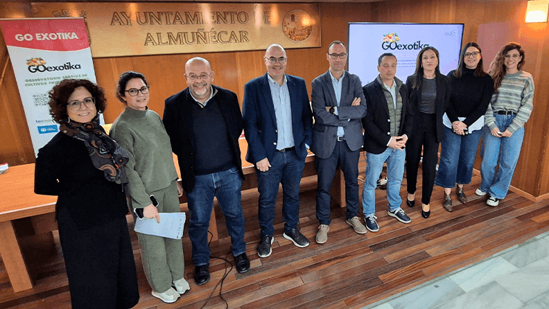 Presentación del proyecto Goexótica en Almuñécar (Granada).