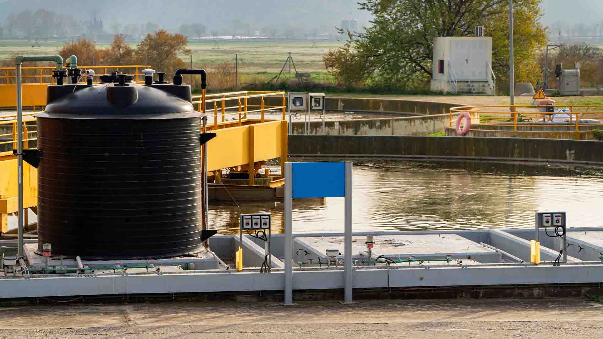 Planta de tratamiento de agua.