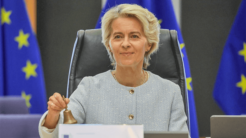 La presidenta de la Comisión Europea, Ursula von der Leyen.