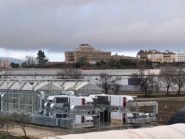 Construcción y acondicionado de las instalaciones de bioseguridad del Instituto de Agricultura Sostenible CSIC en Córdoba (fuente: Blanca B. Landa, CSIC)
