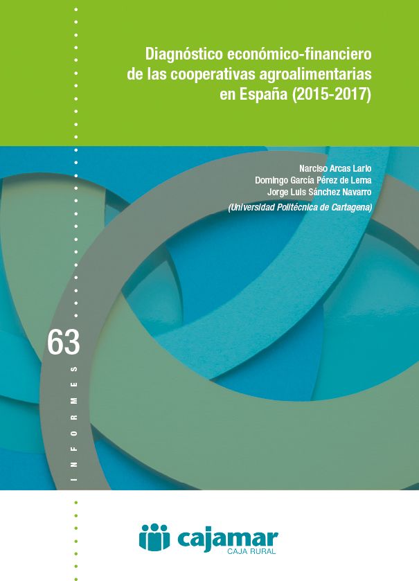 Portada del informe "Diagnóstico económico-financiero de las cooperativas agroalimentarias en España (2015-2017)"