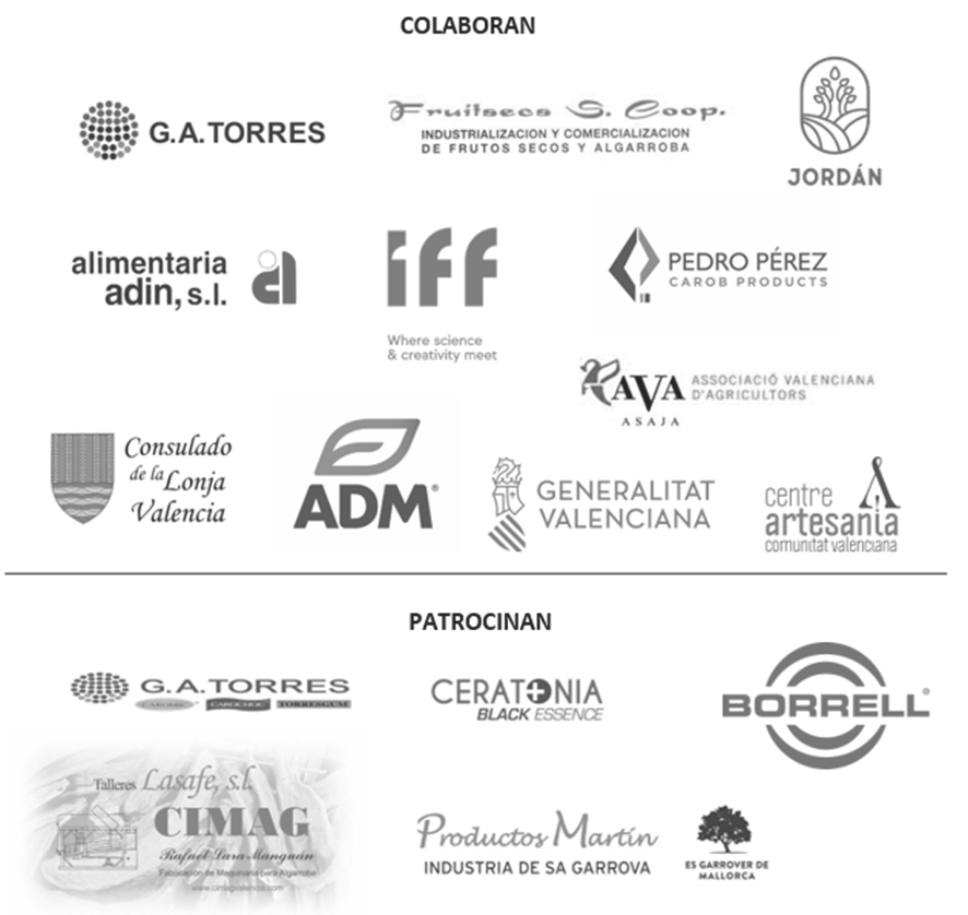Logos de los diferentes colaboradores de la jornada