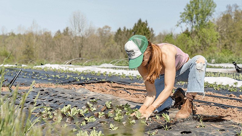Mujer agricultora