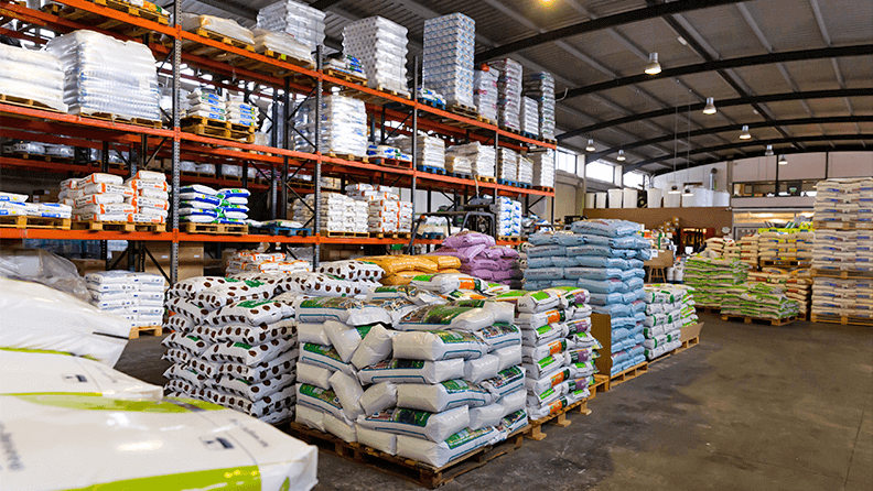 Almacén de fertilizantes en Barcelona