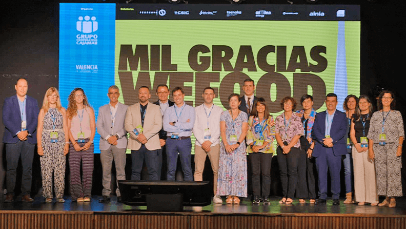 Foto de familia en Cajamar WeFood 2023