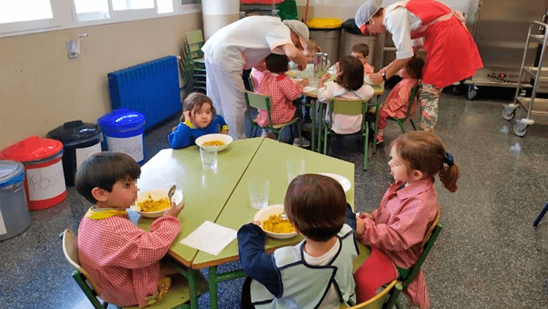 El trabajo con la comunidad escolar debe hacer partícipe al profesorado, al alumnado y a todo el personal implicado en la alimentación. (Foto MA Fernández-Zamudio)